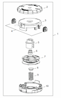 Page P Diagram and Parts List for  Echo Trimmer