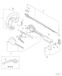 Page H Diagram and Parts List for S66511001001 - S66511999999 Echo Trimmer