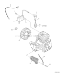 Page I Diagram and Parts List for S66511001001 - S66511999999 Echo Trimmer