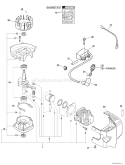 Page B Diagram and Parts List for 05001001 - 05999999 Echo Tiller