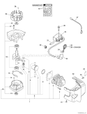 Page B Diagram and Parts List for 10001001 - 10999999 Echo Tiller