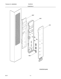 Part Location Diagram of 242048308 Frigidaire BOARD-SWITCH
