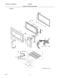 Part Location Diagram of 5304477330 Frigidaire Lower Handle End Cap - Stainless Steel