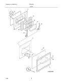 Part Location Diagram of 5303316768 Frigidaire Range Oven Door Seal