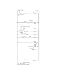 Wiring Diagram Diagram and Parts List for  Westinghouse Dishwasher