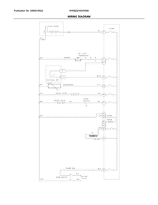 Wiring Diagram Diagram and Parts List for  Westinghouse Dishwasher