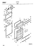 Part Location Diagram of 218397000 Frigidaire Handle Mounting Button