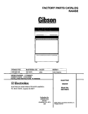 COVER Diagram and Parts List for  Gibson Range