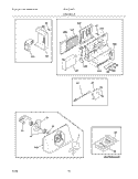 Part Location Diagram of 241853801 Frigidaire Damper Control Assembly with Seal