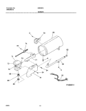 BURNER Diagram and Parts List for  Westinghouse Dryer