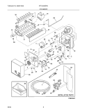 Part Location Diagram of 5304458371 Frigidaire Icemaker Assembly