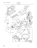 ICE MAKER Diagram and Parts List for  Electrolux Refrigerator