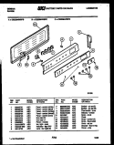 BACKGUARD Diagram and Parts List for  Gibson Range