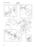 CONTROLS Diagram and Parts List for  Electrolux Refrigerator