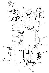 Cleaner Housing Assembly Diagram and Parts List for  Electrolux Canister Vacuum