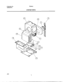 SYSTEM PARTS Diagram and Parts List for  Frigidaire Dehumidifier