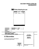 COVER Diagram and Parts List for  Westinghouse Dishwasher