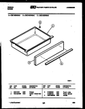 DRAWER PARTS Diagram and Parts List for  Gibson Range