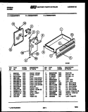 DRAWER PARTS Diagram and Parts List for  Gibson Range