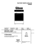 COVER Diagram and Parts List for  Gibson Range