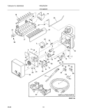 Part Location Diagram of 3206330 Frigidaire BEARING AND INLET
