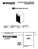 COVER Diagram and Parts List for  Frigidaire Dehumidifier