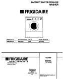 COVER Diagram and Parts List for  Frigidaire Washer