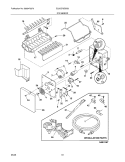 Part Location Diagram of 5303918344 Frigidaire Rear-Mount Ice Maker Assembly