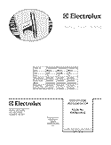 COVER Diagram and Parts List for  Electrolux Refrigerator