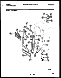 CABINET PARTS Diagram and Parts List for  Tappan Freezer