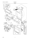 Part Location Diagram of 241891608 Frigidaire BOARD-LED POWER