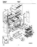 BODY Diagram and Parts List for  Tappan Wall Oven