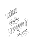 BACKGUARD Diagram and Parts List for  Kelvinator Range