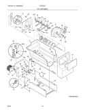 Part Location Diagram of 241684001 Frigidaire Front Plate