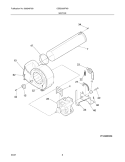 MOTOR Diagram and Parts List for  Crosley Dryer