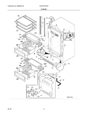 CABINET Diagram and Parts List for  Electrolux Freezer