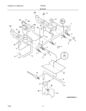 BURNER Diagram and Parts List for  Tappan Wall Oven