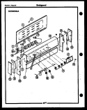 BACKGUARD Diagram and Parts List for  Gibson Range