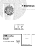 COVER Diagram and Parts List for  Electrolux Dryer