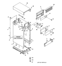 CABINET & CONTROL PARTS Diagram and Parts List for  General Electric Trash Compactor