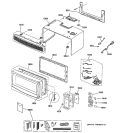 Part Location Diagram of WB10X10021 GE Door Latch Assembly