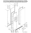 DOOR KIT Diagram and Parts List for  Hotpoint Refrigerator