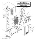Part Location Diagram of WR51X10042 GE Heater and Bracket Assembly