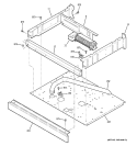CENTER SPACER Diagram and Parts List for  General Electric Wall Oven