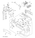 Part Location Diagram of WR17X12323 GE COVER MOTOR BACK