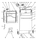 Part Location Diagram of WD13X23417 GE LATCH Assembly