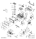 Part Location Diagram of WB07X11281 GE CONTROL PANEL Assembly Stainless Steel