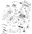 Part Location Diagram of WB07X11360 GE Assembly CONTROL PANEL SUB
