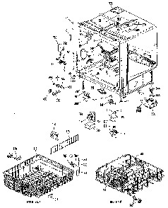 Tub Assembly Diagram and Parts List for  General Electric Dishwasher