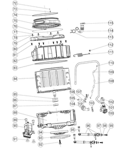 Tub Diagram and Parts List for  Haier Washer Dryer Combo